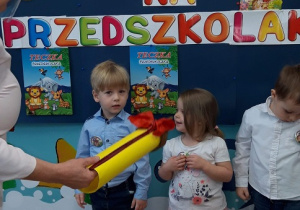 Pasowanie na przedszkolaka gr1