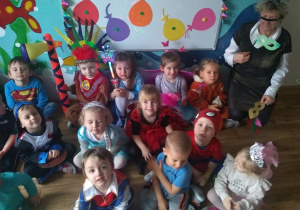 Bal Karnawałowy w grupie 1.